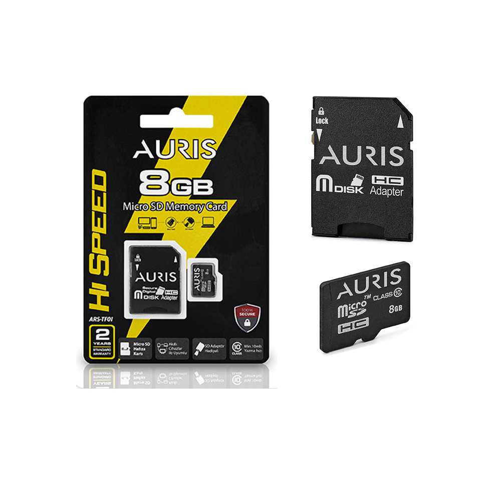 AURİS 8GB MİCRO SD HAFIZA KARTI